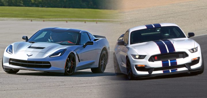 2016 Shelby Gt350 Vs Chevrolet Corvette Z51 Ford Authority 2016 Shelby Gt350 Chevy Corvette Z51 Battle It Out On Road And Track