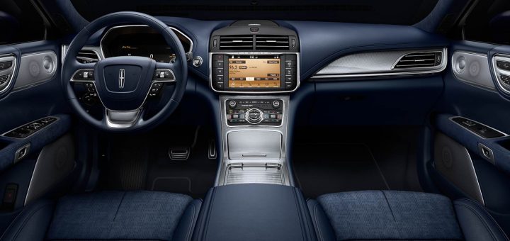 Lincoln Continental Adds Blue Interior Theme Ford Authority Lincoln Continental Adds Rhapsody In Blue Interior Theme
