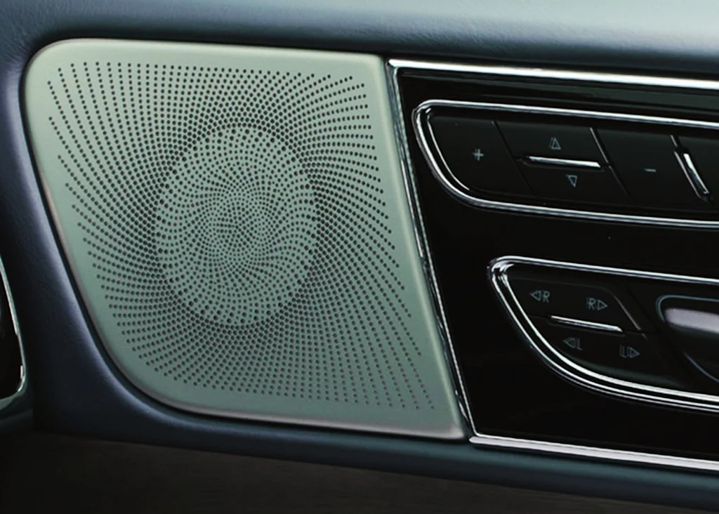 2018 Lincoln Navigator - Revel audio speaker closeup