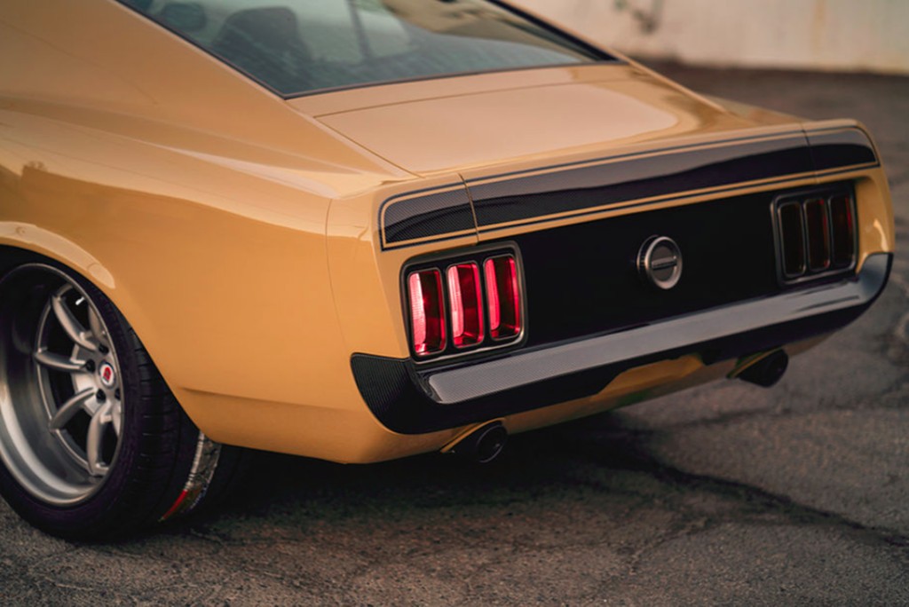Robert Downeys 1970 Ford Boss Mustang by SpeedKore - SEMA 2017 rear