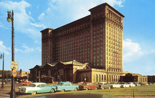 Michigan Central Station in 1955