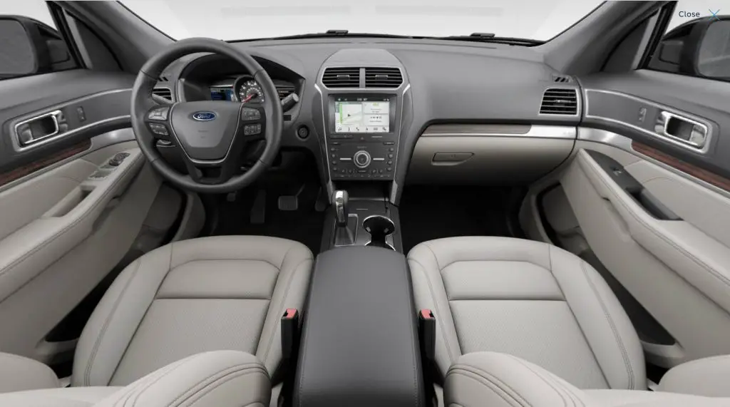 2019 Ford Explorer Interior Colors