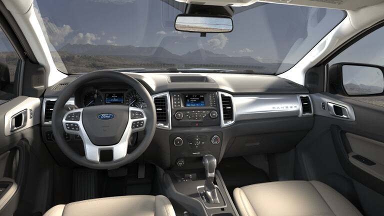 2019 Ford Ranger Xlt Medium Stone Cloth Interior Lb 001