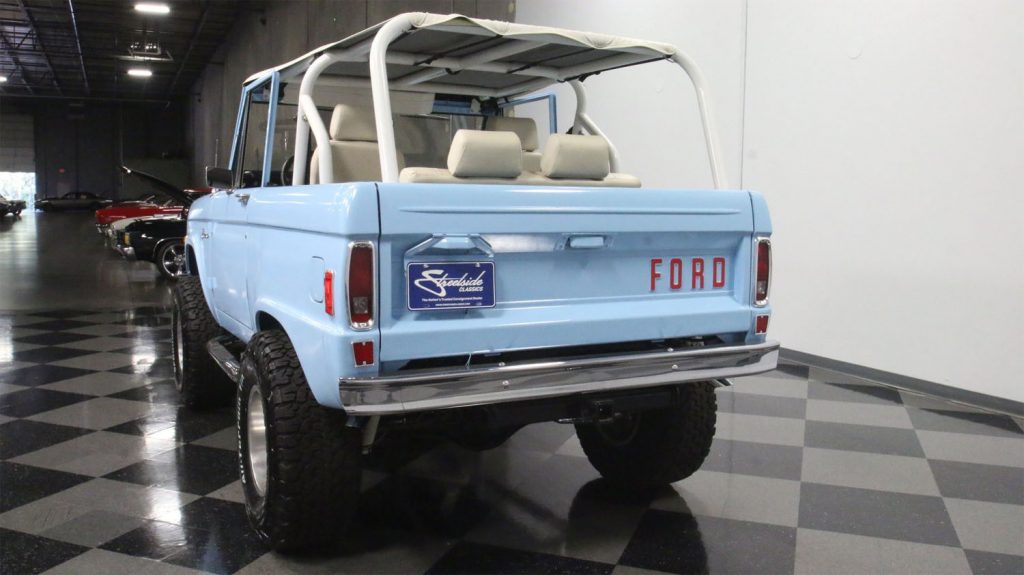 1977 Ford Bronco In Baby Blue Packs A Stroker V8