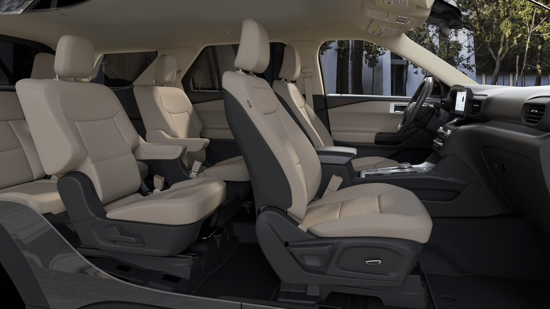 2020 Ford Explorer Xlt Sandstone Unique Cloth Interior 8n