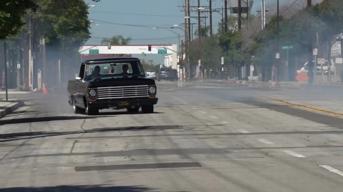 Coyote Swapped 1967 Ford F 100 Pro Tourer Is One Big Smoke Machine