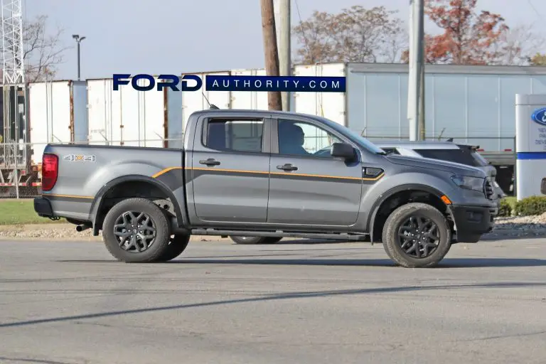 Ford Ranger Spotted With Splash Package Carbonized Gray Paint