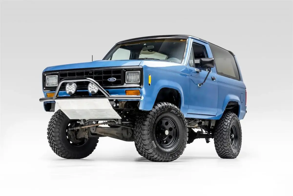 Heavily Modified Ford Bronco Ii Up For Auction