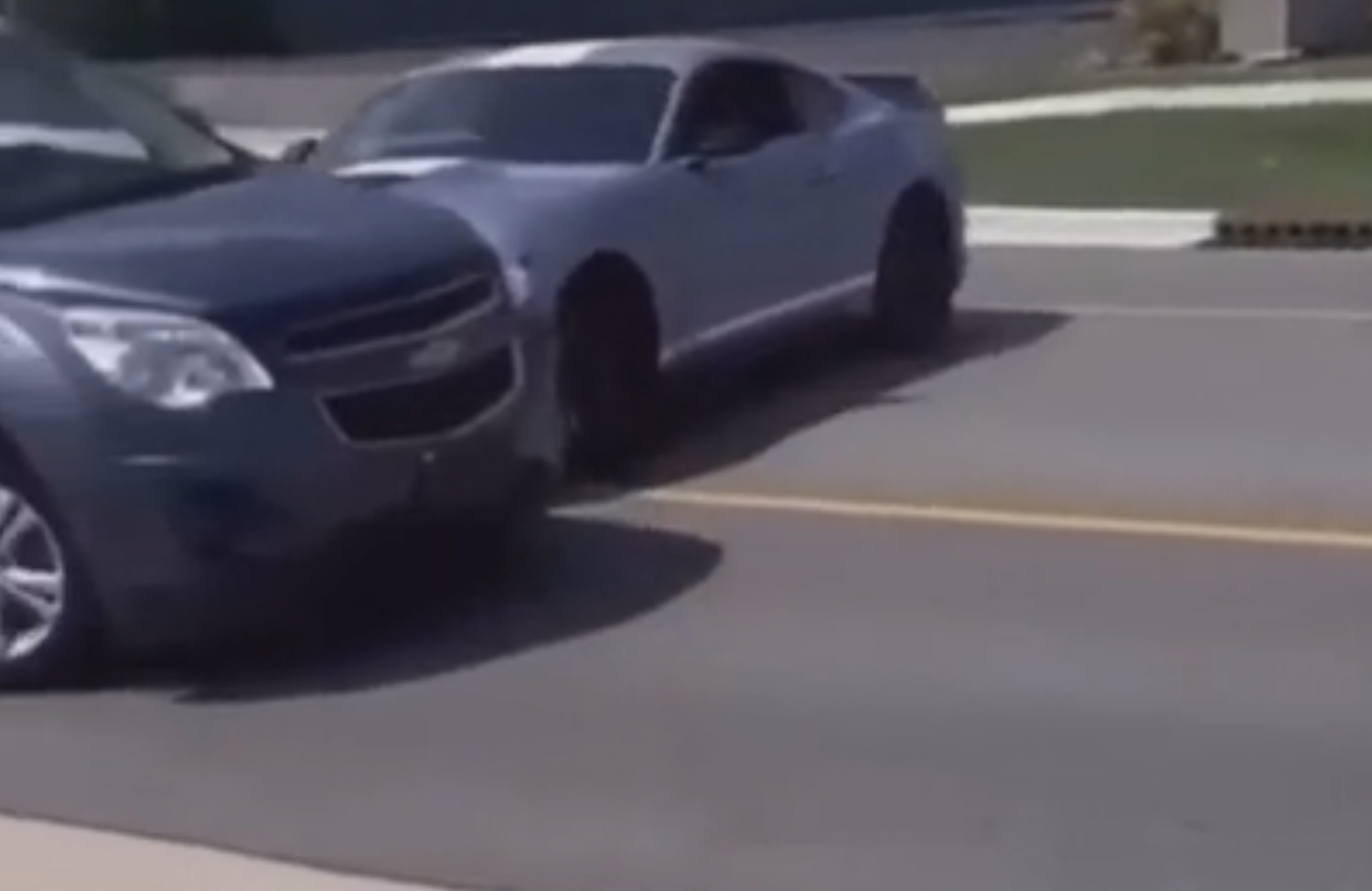 Ford Mustang Shelby GT500 Smacks Into Chevy Equinox Video