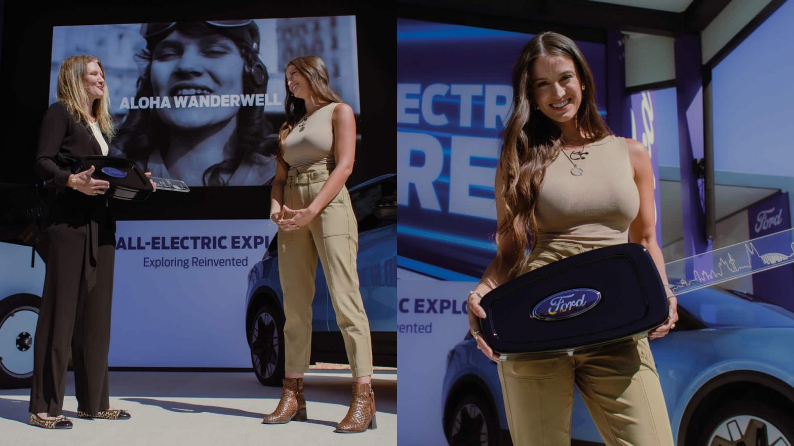 Lexie Alford Begins Global Road Trip In New Ford Explorer EV