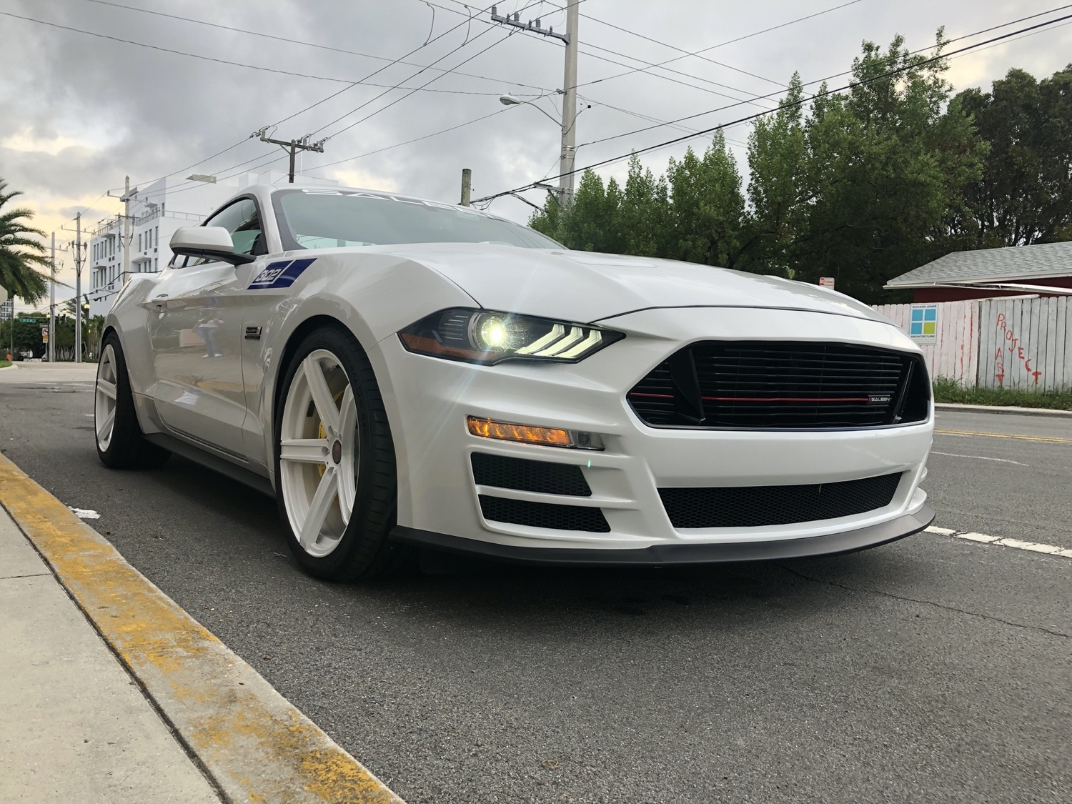 Driving The Saleen Mustang White Label: The Exterior