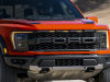 2021-ford-f-150-raptor-exterior-030-code-orange-raptor-37-performance-package-front-three-quarters-ford-logo-script-front-grille-amber-marker-lights
