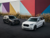 2022-lincoln-aviator-jet-appearance-package-manufacturer-photos-exterior-043-infinite-black-on-left-pristine-white-on-right-front-three-quarters