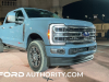 2023-ford-f-series-super-duty-f-250-lariat-azure-gray-reveal-event-october-2022-exterior-004-front-three-quarters