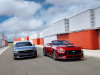 2024-ford-mustang-gt-convertible-exterior-013-ecoboost-mustang-on-left-mustang-gt-convertible-on-right