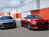 2024-ford-mustang-gt-convertible-exterior-014-ecoboost-mustang-on-left-mustang-gt-convertible-on-right