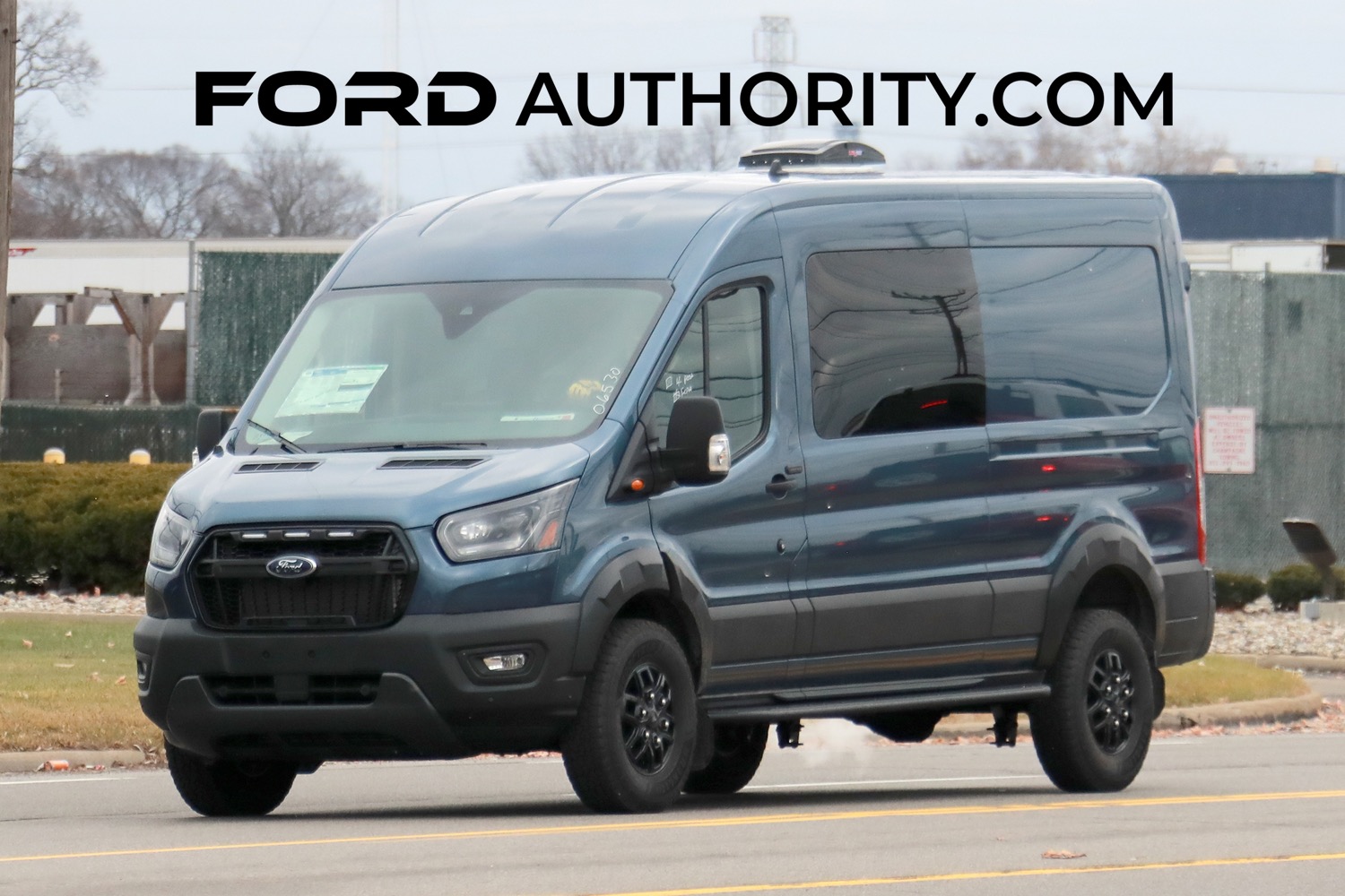 Why 2023 Ford Transit Trail Has The Blue Oval Front Grille