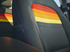 2024-ford-bronco-sport-free-wheeling-edition-press-photos-interior-003-sport-contour-seats-with-sunset-stripes-red-orange-yellow-ombre-stitching