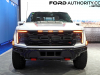 2024-ford-f-150-raptor-r-2023-naias-oxford-white-yz-exterior-001-front-amber-grille-marker-lights-drl-daytime-running-lights-modular-front-bumper