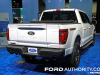 2024-ford-f-150-tremor-oxford-white-yz-2023-naias-exterior-004-rear-three-quarters-pro-access-tailgate-rear-bumper-step