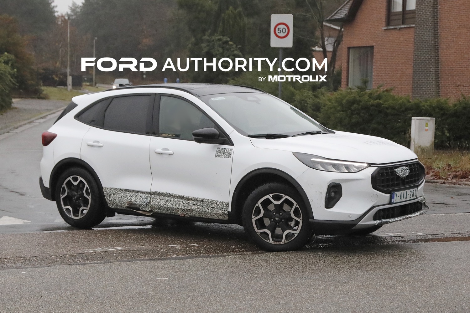 Refreshed 2024 Ford Kuga Hybrid AWD Spotted For First Time