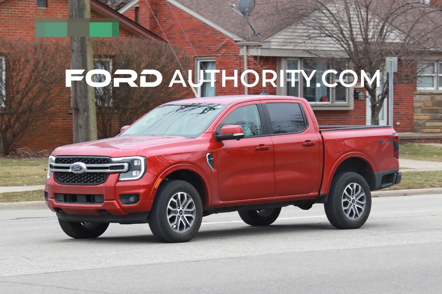2024 Ford Ranger Lariat In Hot Pepper Red Real World Photos