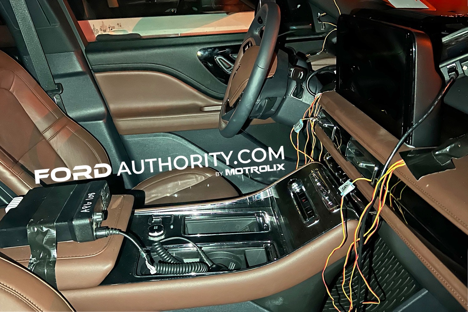 2024 Lincoln Aviator Interior Updates Spied Up Close