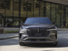 2025-lincoln-aviator-black-label-special-edition-package-asher-grey-press-photos-exterior-004-front-front-fascia-headlights-drl-daytime-running-lights-grille