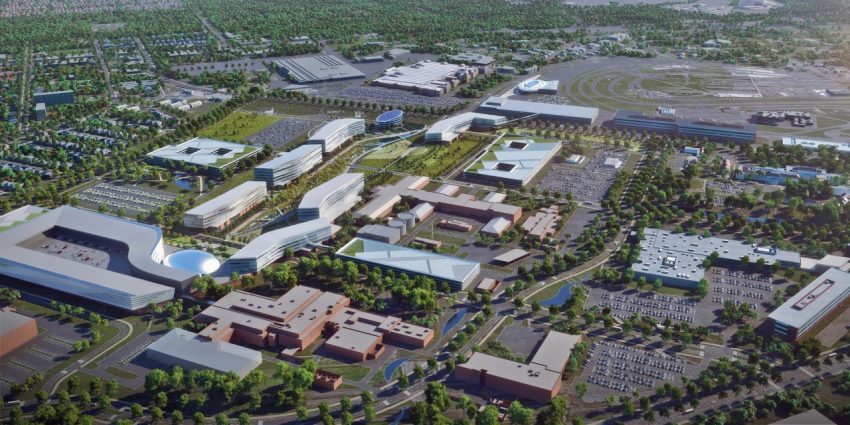 Ford Product Campus Aerial Rendering 850x425 