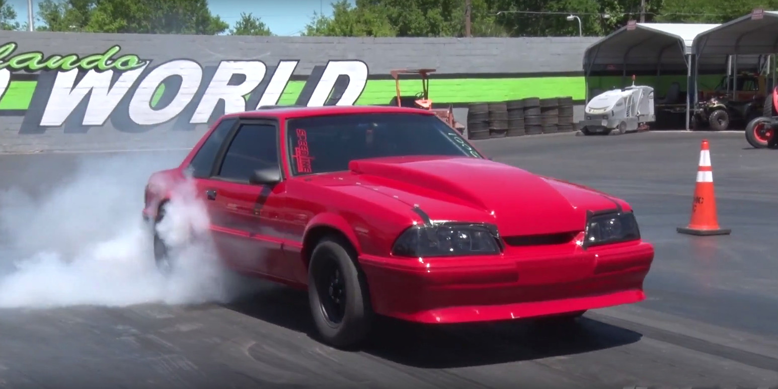 Watch Ls Powered Ford Mustang Drag Car Ford Authority