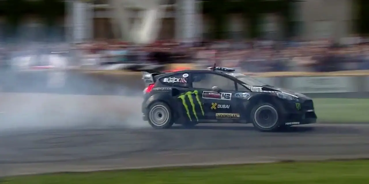 Watch: Onboard Ken Block's Goodwood Run | Ford Authority