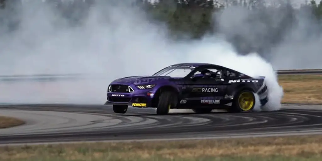 Chelsea DeNofa In His Formula Drift Mustang | Ford Authority