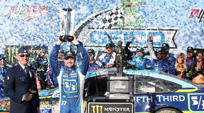 Stenhouse Jr. Takes First Win At Talladega