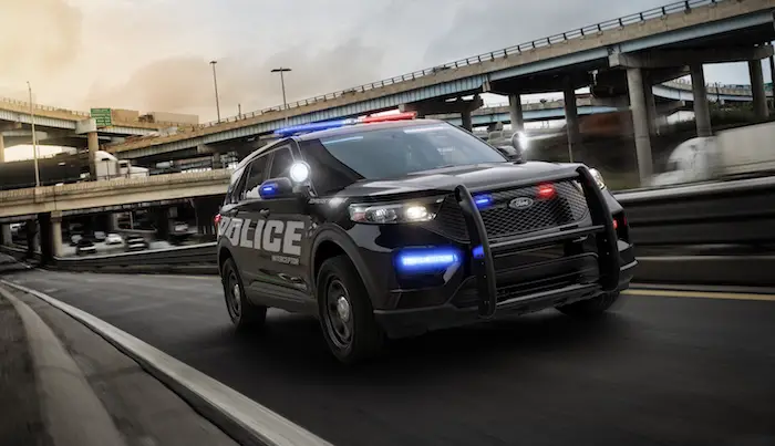 ford explorer 2022 black police