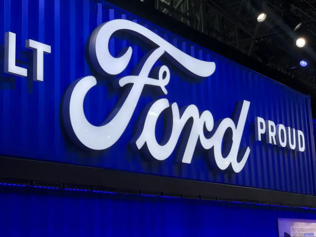 U.S. Ford Motor Company Sales Decrease 12.5% In First Quarter 2020