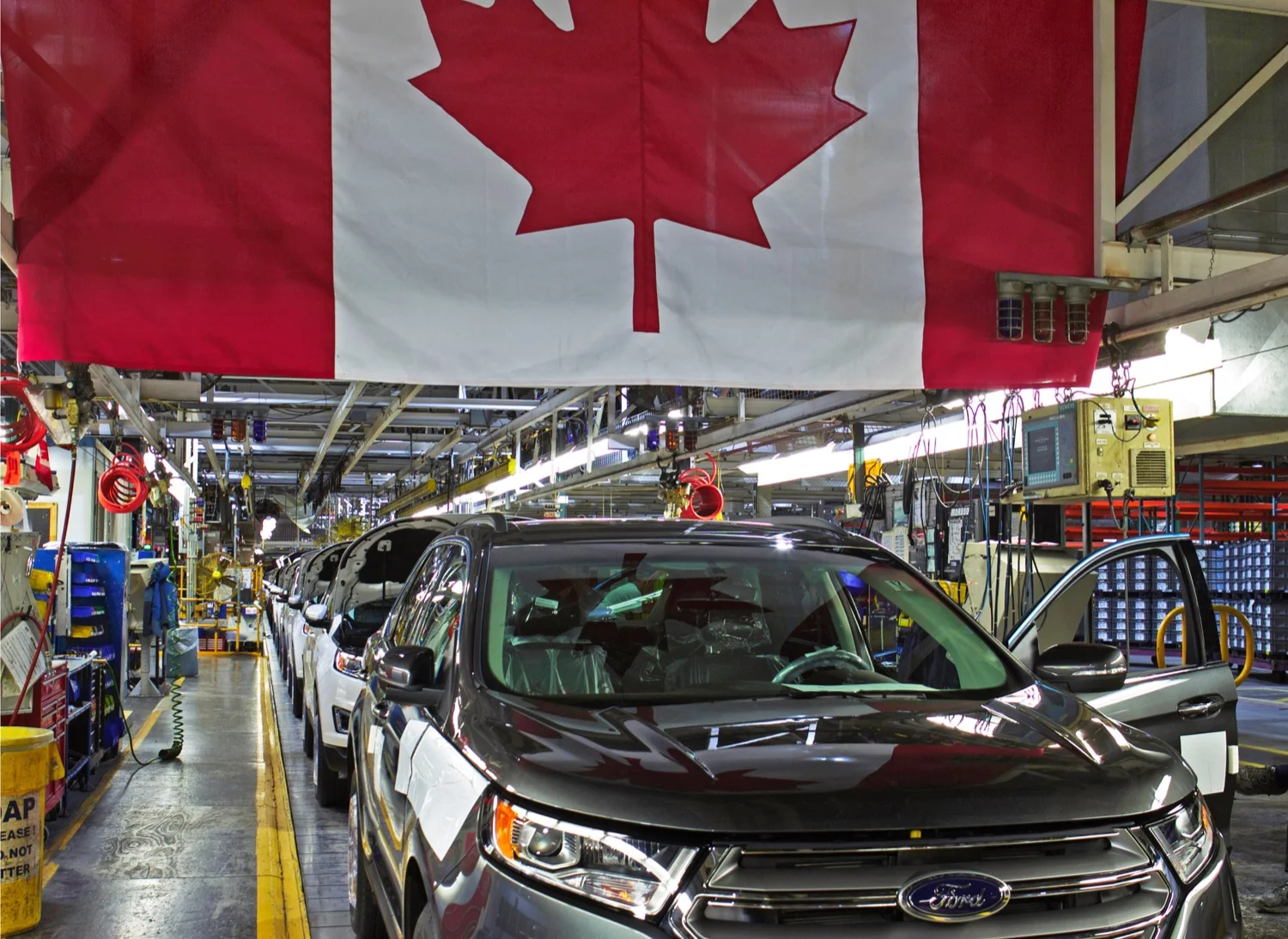 Ford Canada Plants Offices Sites Facilities   Ford Oakville Ontario Canada Assembly Plant Exterior 007 