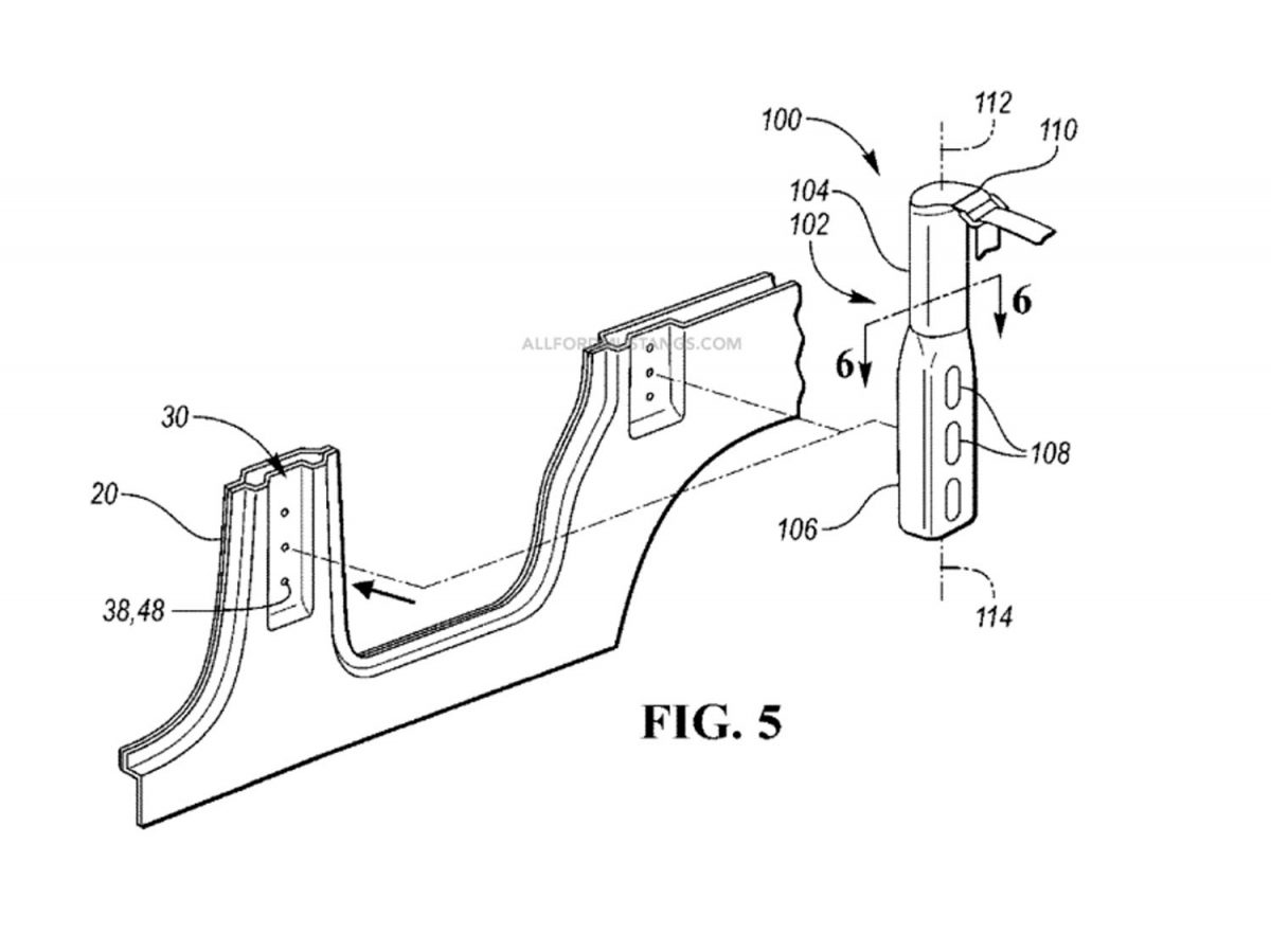 Ford Patent Shows Removable Roll Cage Likely For Bronco