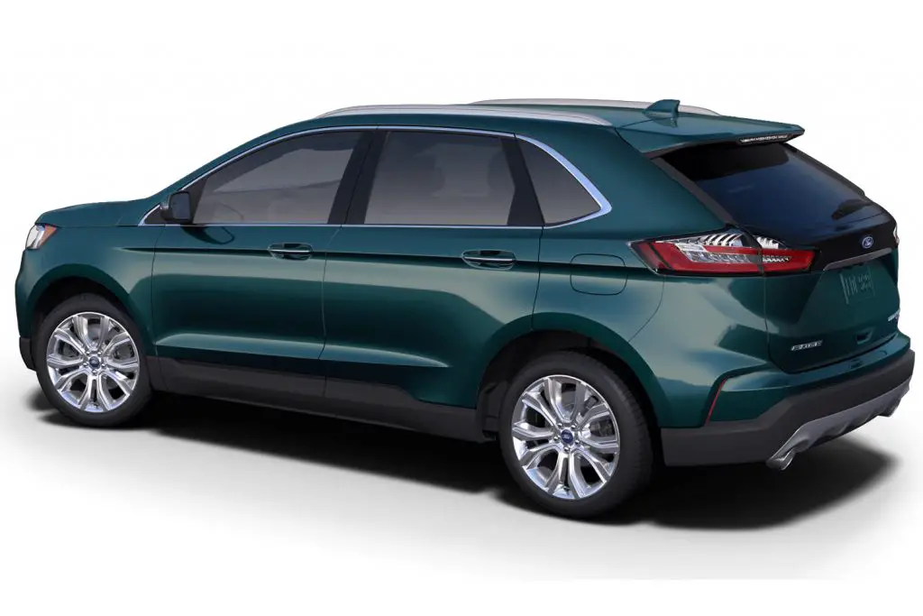 2020 Ford Edge Gets New Dark Persian Green Color