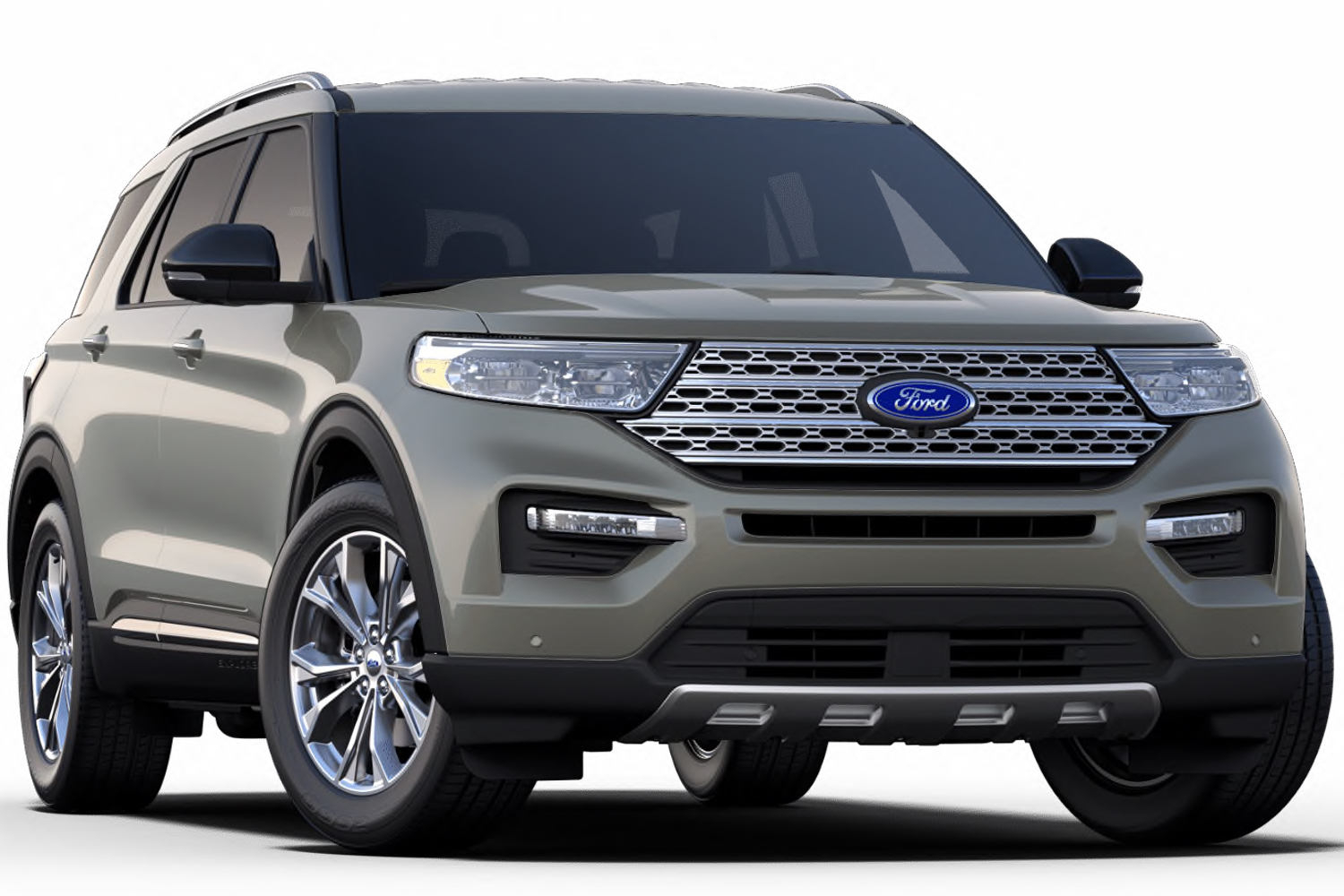 2020 Ford Explorer Silver Spruce Metallic Color First Look