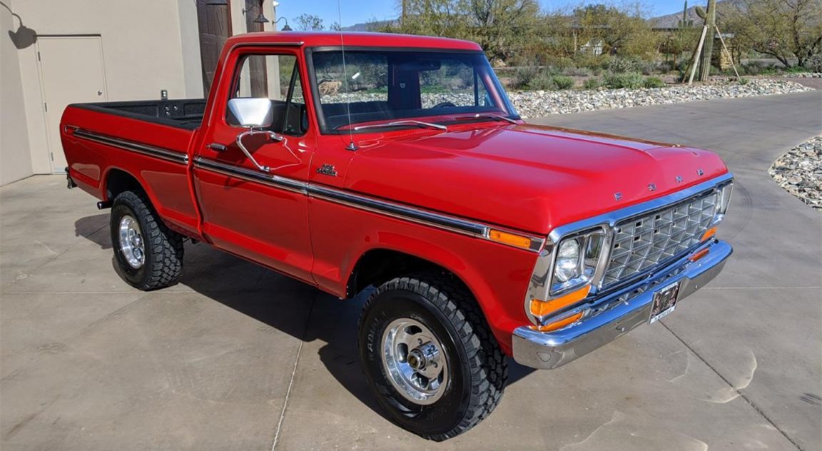 Big Red Is A Pristine 1977 Ford F-150 4x4 Short Bed