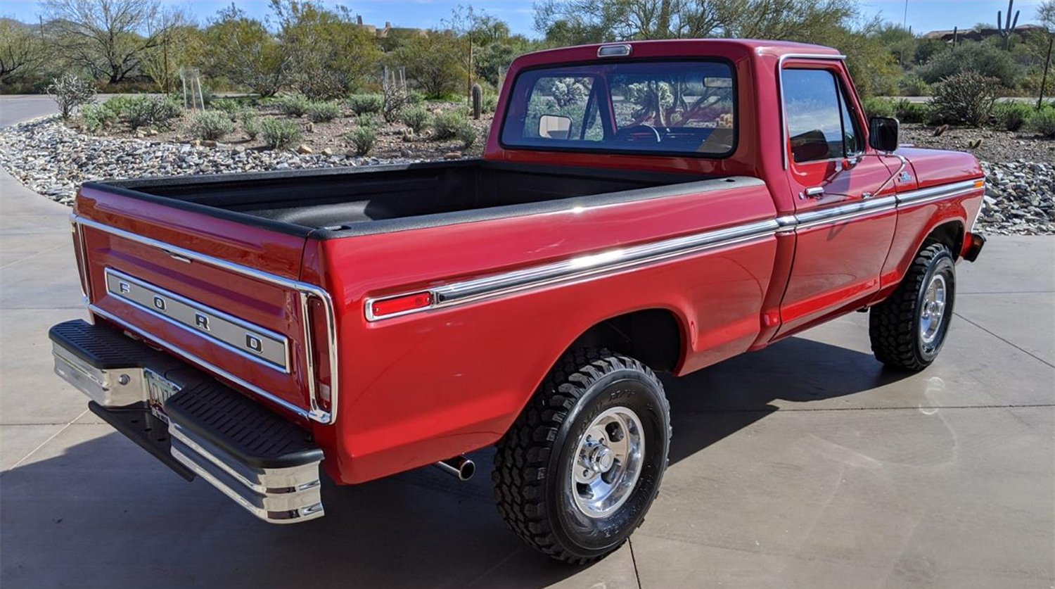 Big Red Is A Pristine 1977 Ford F-150 4x4 Short Bed