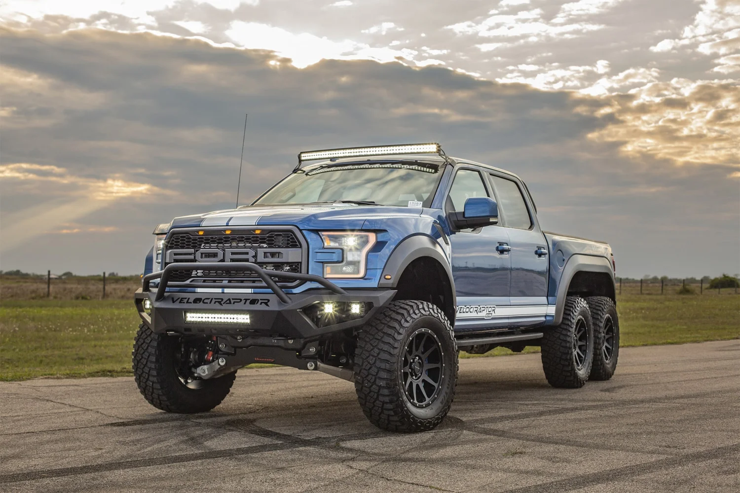 The $499,999 Ford F-150 VelociRaptor is a six-wheel monster truck