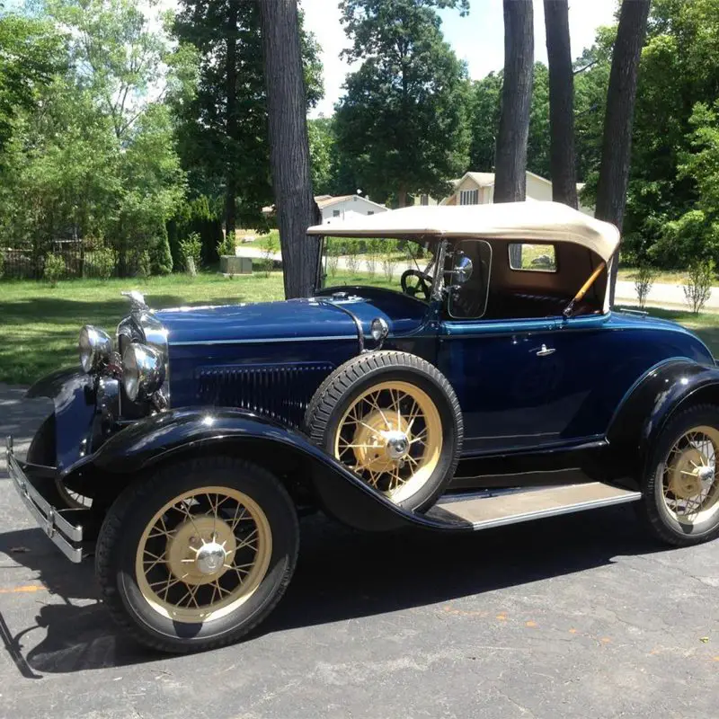 Fully Restored 1931 Ford Model A Has A Rumble Seat