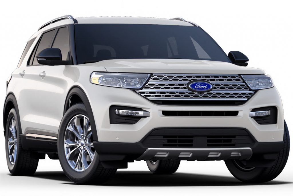 Ford Explorer Gets New Star White Color First Look
