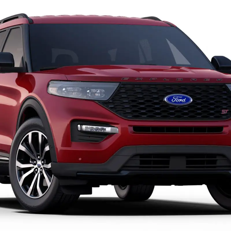 2020 Ford Explorer Rapid Red Exterior Color: First Look