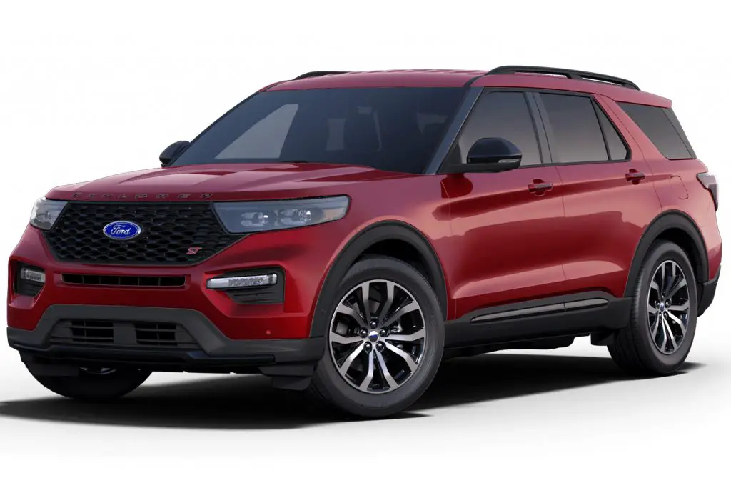 Ford Explorer Rapid Red Exterior Color First Look