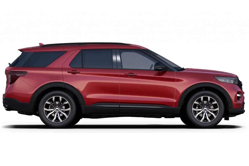 Ford Explorer Rapid Red Exterior Color First Look