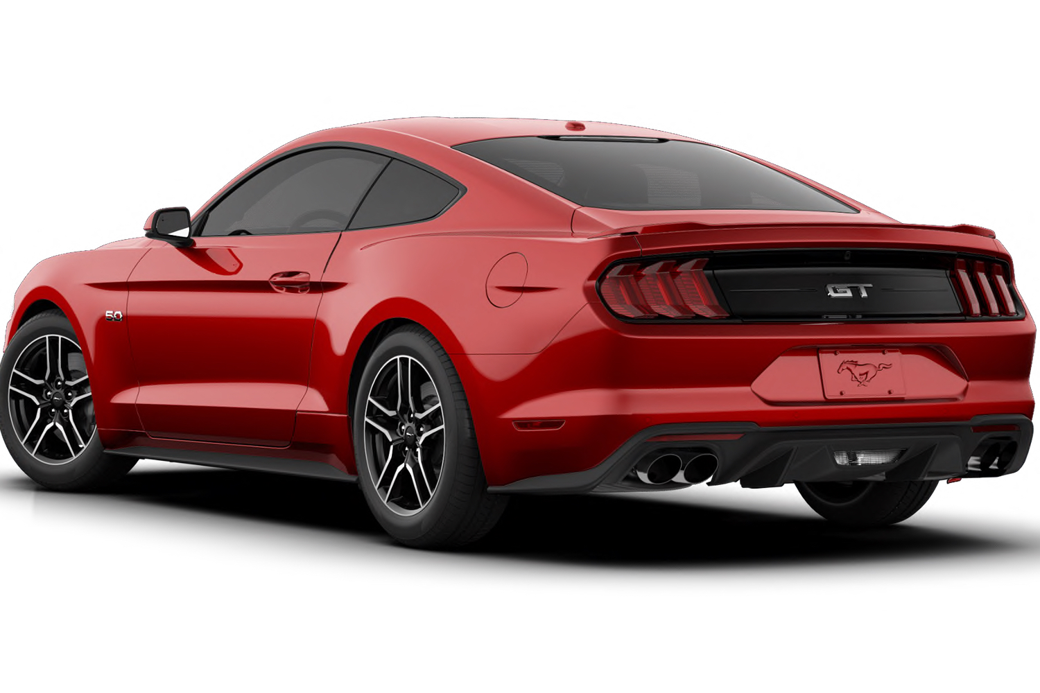 red ford mustang logo