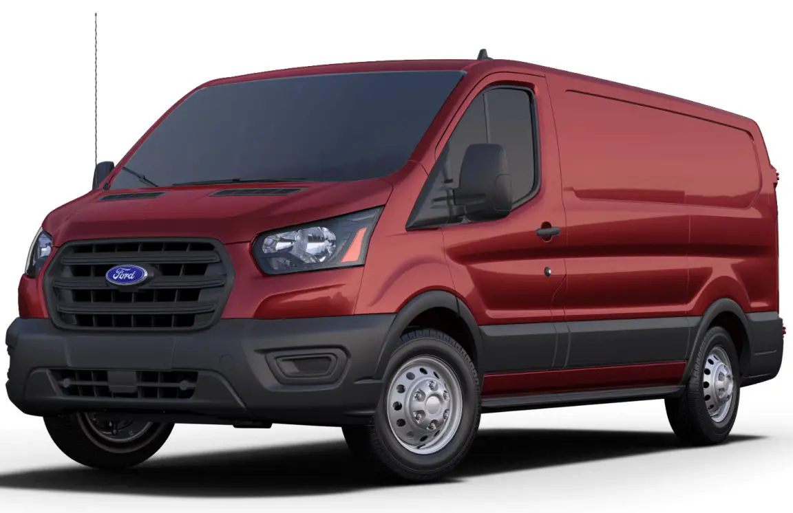 2020 Ford Transit Gets New Kapoor Red Color: First Look