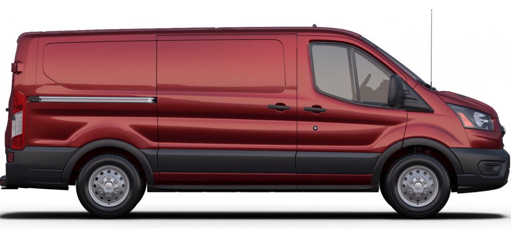2020 Ford Transit in Kapoor Red AW 005